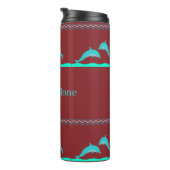 Delfin benutzerdefiniertes Wasser Thermosbecher (Nach rechts gedreht)