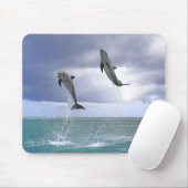 Delfin, Delphin, Grosser Tuemmler, Tursiops 2 Mousepad (Mit Mouse)