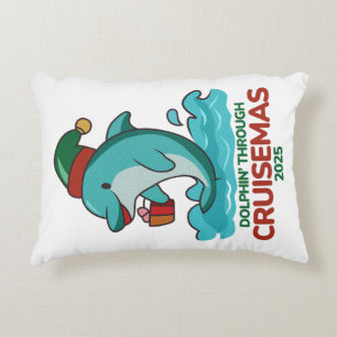 Delfin Durch Cruisemas 2025 Dekokissen