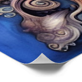 Delfin-Fantasie Poster (Ecke)