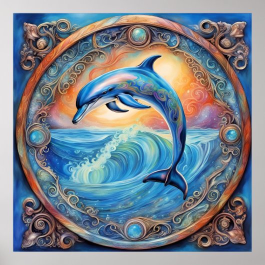Delfin-Fantasie Poster (Vorne)