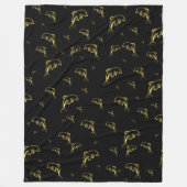 Delfin, Fisch, Natur, Wasser, Design, schön Fleecedecke (Vorderseite)