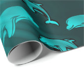 Delfin, Fisch, Natur, Wasser, Design, schön, Geschenkpapier (Rolleneckpunkt)