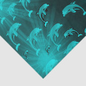 Delfin, Fisch, Natur, Wasser, Design, schön, Seidenpapier (Ausschnitt)