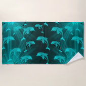 Delfin, Fisch, Natur, Wasser, Design, schön, Strandtuch (Vorderseite)