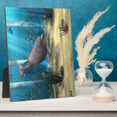 Delfin Fotoplatte (Seite)