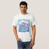 Delfin Freude T-Shirt (Vorne ganz)