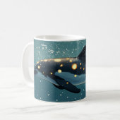 Delfin-Galaxie" oder "kosmisch". Kaffeetasse (Vorderseite Links)