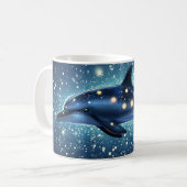 Delfin-Galaxie" oder "kosmisch". Kaffeetasse (Vorderseite Links)