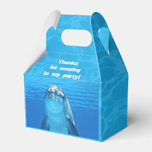 Delfin-Geburtstags-Backyard-Pool-Party Geschenkschachtel