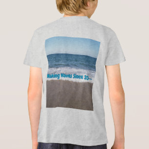 Delfin-Geburtstagssplash  Tri-Blend Shirt