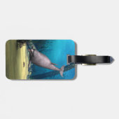Delfin Gepäckanhänger (Rückseite horizontal)