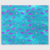 Delfin Geschenkpapier (Flach)