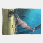 Delfin Geschirrtuch (Horizontal)