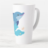 Delfin-Grafik Milchtasse (Rechte Ecke)