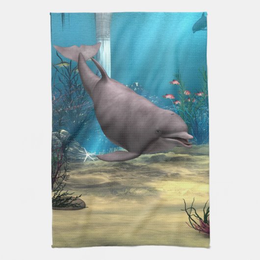 Delfin Handtuch (Vertikal)