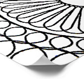 Delfin-Harmonie Poster (Ecke)