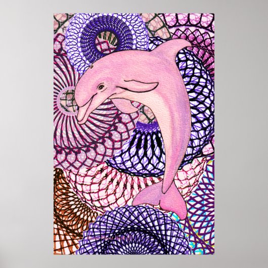 Delfin-Harmonie Poster (Vorne)