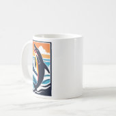 Delfin im Meer - Leben in der Meere Kaffeetasse (Vorderseite Links)