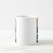 Delfin im Meer - Leben in der Meere Kaffeetasse (Mittel)