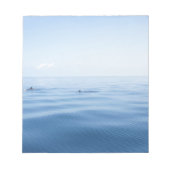 Delfin im Meer Notizblock (Vorderseite)