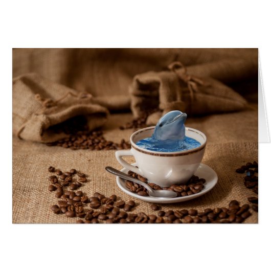 Delfin-Kaffeebohnen (Vorderseite (Horizontal))