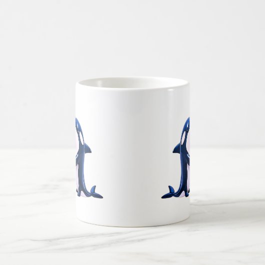 Delfin Kaffeetasse (Mittel)