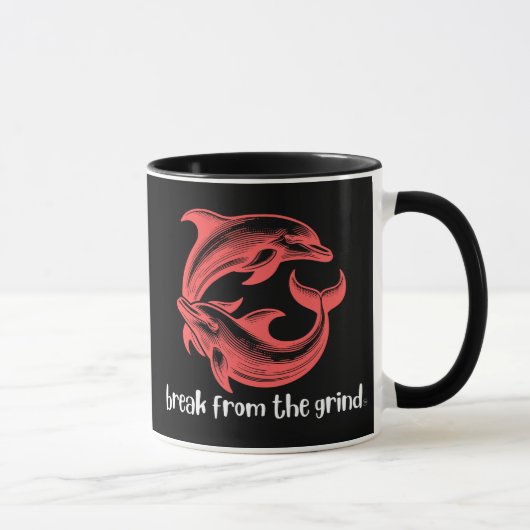 Delfin-Kaffeetasse Tasse (Rechts)