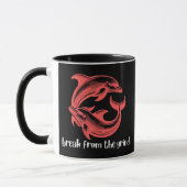 Delfin-Kaffeetasse Tasse (Links)