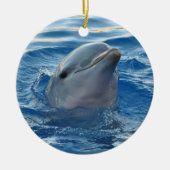 Delfin Keramik Ornament (Vorne)
