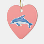 Delfin Keramik Ornament (Links)
