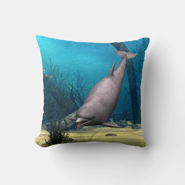 Delfin Kissen (Vorderseite)