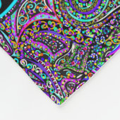 Delfin-Kunst-Design Fleecedecke (Ecke)