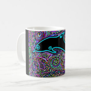 Delfin-Kunst-Design Kaffeetasse
