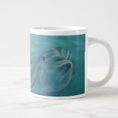 Delfin Lächeln Jumbo-Tasse (Rechts)