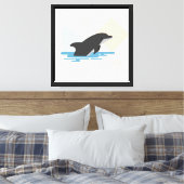 Delfin Leinwanddruck (Insitu (Schlafzimmer))