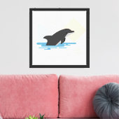 Delfin Leinwanddruck (Insitu (Wohnzimmer))