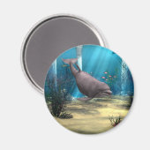 Delfin Magnet (Vorderseite/Rückseite)