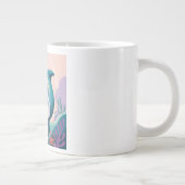 Delfin-Mutter und Baby Jumbo-Tasse (Rechts)