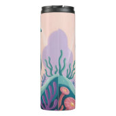 Delfin-Mutter und Baby Thermosbecher (Rückseite)