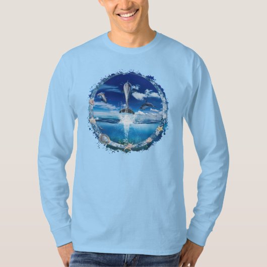 Delfin-Podcast-Party T-Shirt (Vorderseite)