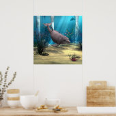 Delfin Poster (Küche)