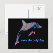Delfin Postkarte (Vorne/Hinten)
