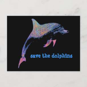 Delfin Postkarte