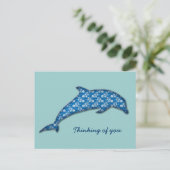 Delfin Postkarte (Stehend Vorderseite)