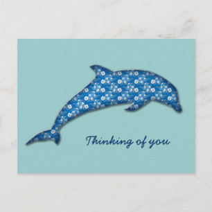 Delfin Postkarte