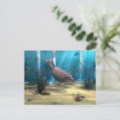 Delfin Postkarte (Stehend Vorderseite)