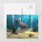Delfin Postkarte (Vorne/Hinten)
