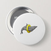 Delfin Schwimmrettungsweste Button (Vorne & Hinten)