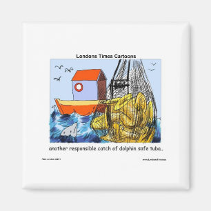 Delfin-Sichere Tuba Lustige Geschenke T-Shirts Tas Magnet
